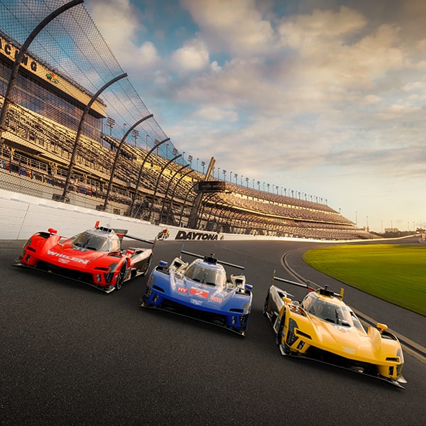 The Cadillac V.Series Trio Speed on the Track in Daytona