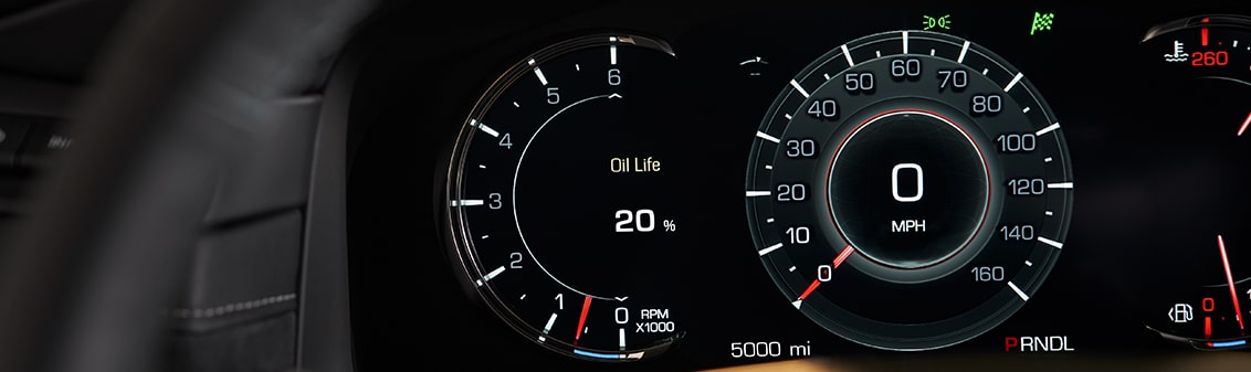 Close-Up of a Vehicle's Digital Dashboard