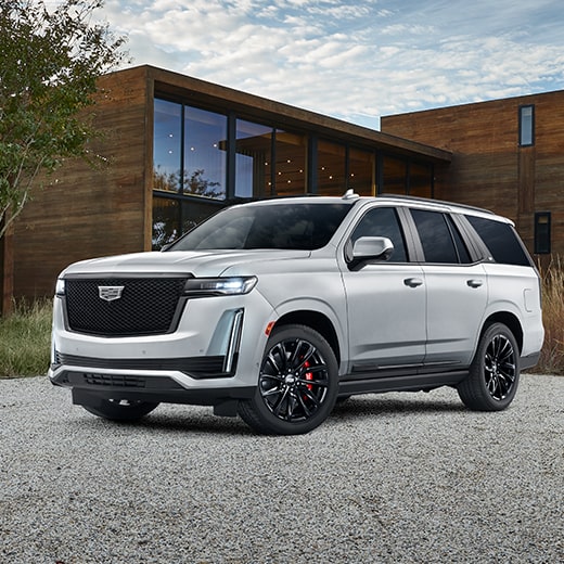 Cadillac Escalade New Vehicle Parked in Driveway