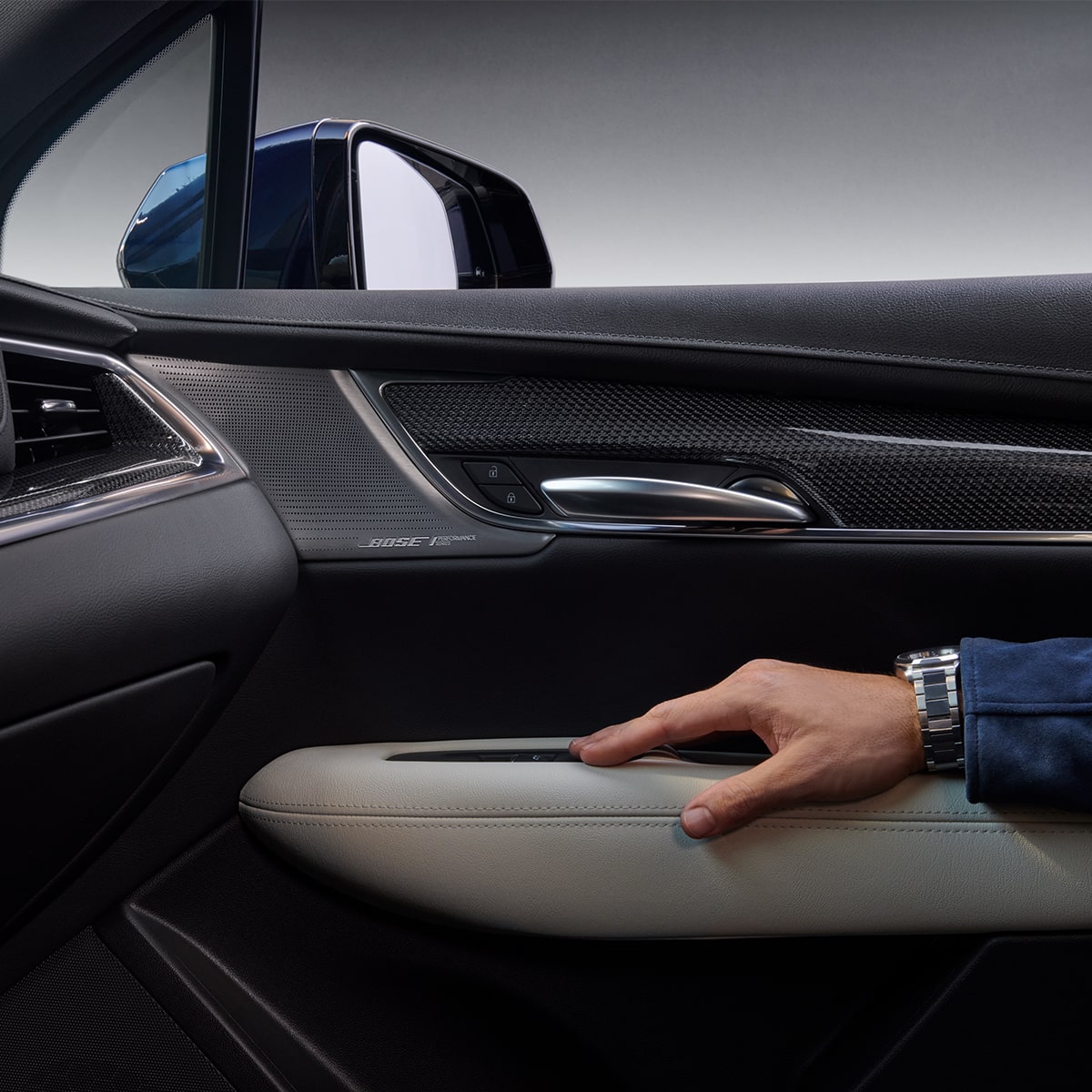 Interior Door Panel and Arm Rest Inside the 2025 Cadillac XT5