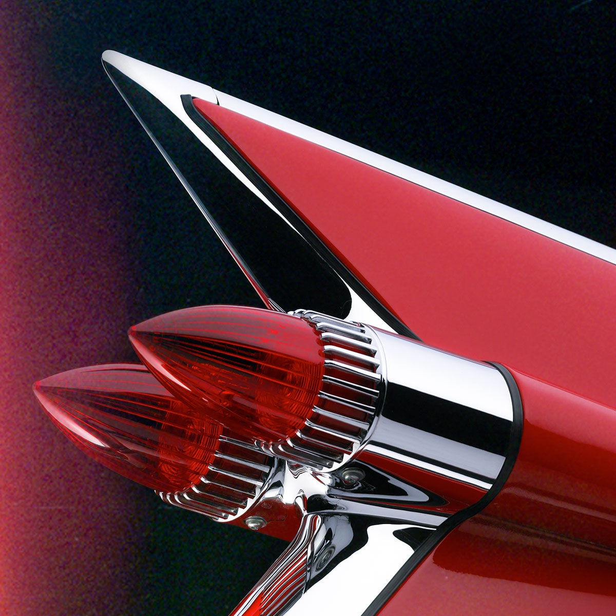 Close-Up View of the 1959 Cadillac Eldorado Biarritz Tailfins