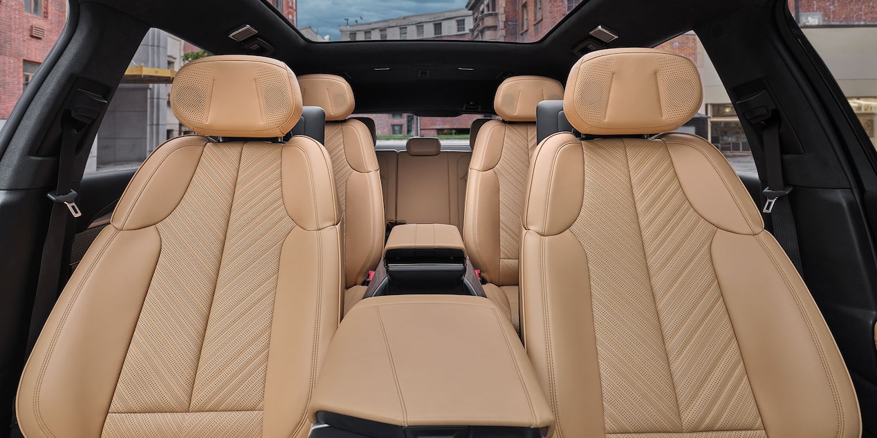 Interior Three Row Seating Inside the 2025 Cadillac Escalade IQ