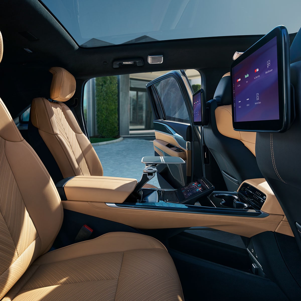 Interior View of the 2025 Cadillac ESCALADE IQ Executive Second Row