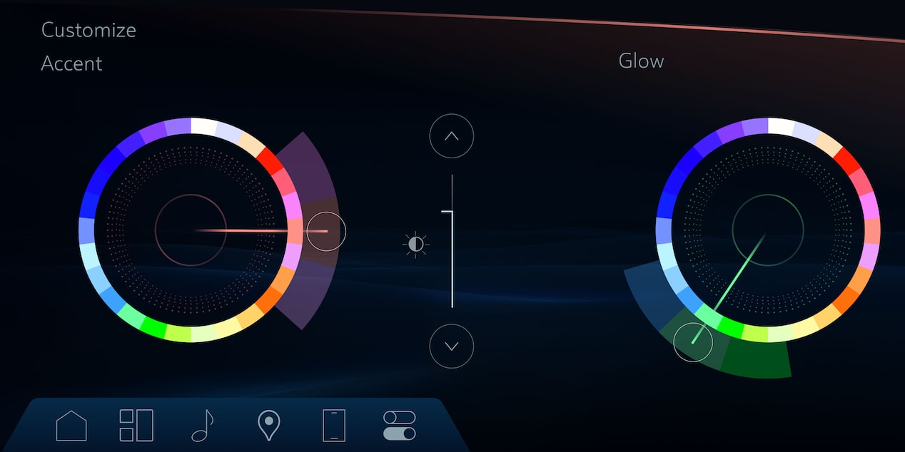 Ambient Lighting Settings of the Cadillac LYRIQ